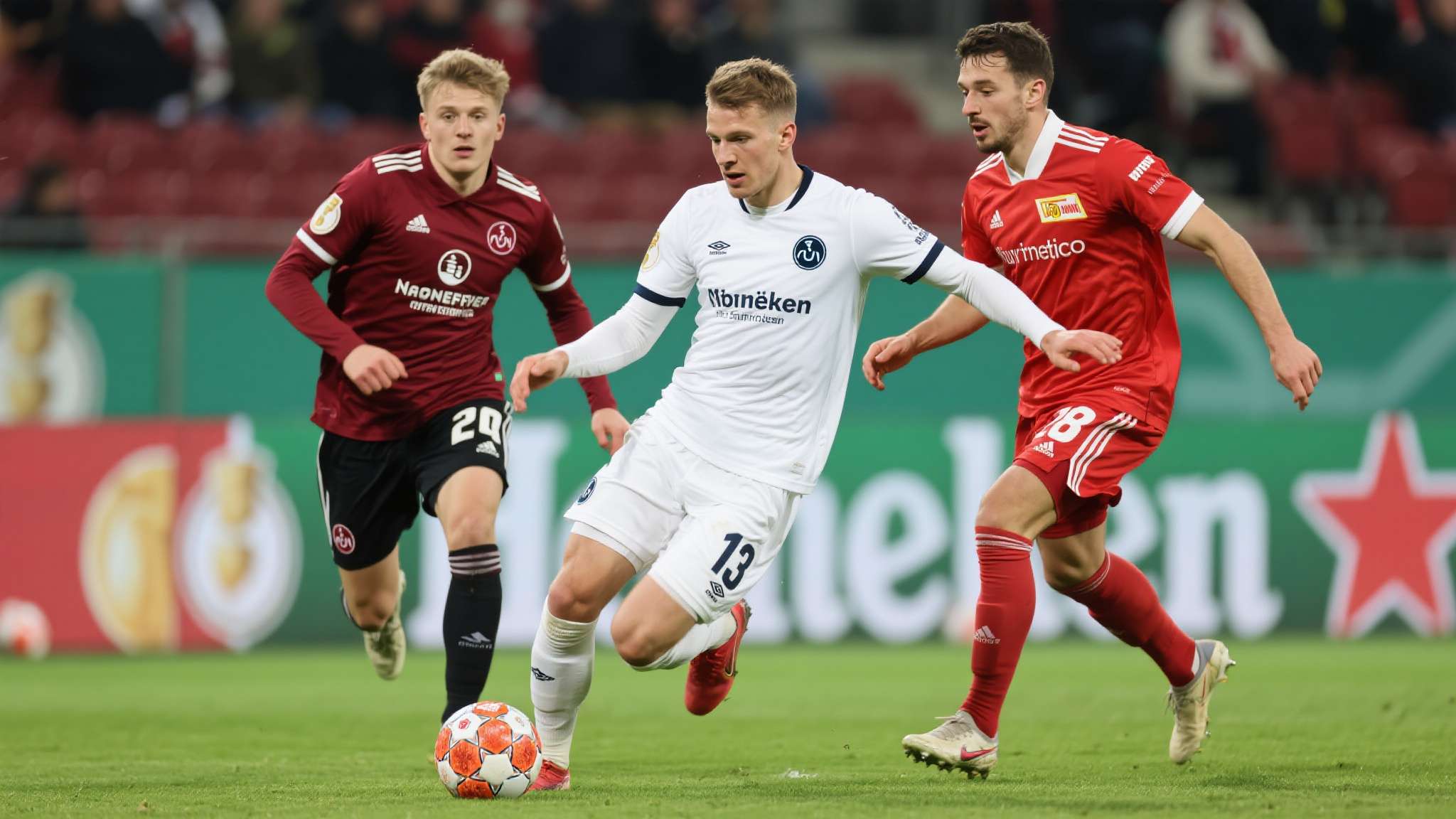 弗赖堡vs达姆施塔特 这三组对位的胜负,基本勾勒出了这场弗赖堡与柏林联合之战的走势蓝图。无论结局如何,